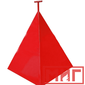 Фото 8 - Пожарная пирамида для пожарного гидранта 950x950x1150 (Четырехгранная).